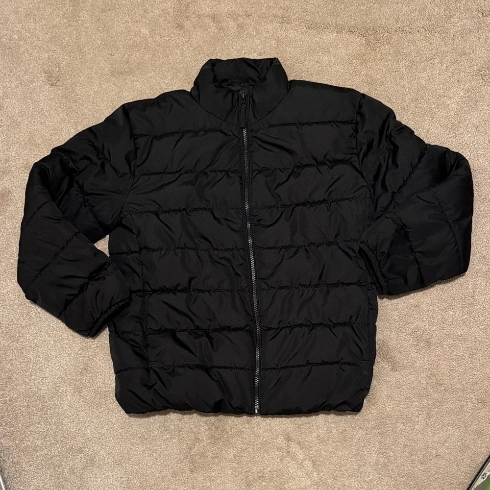 Kids Black Puffer Jacket size XL